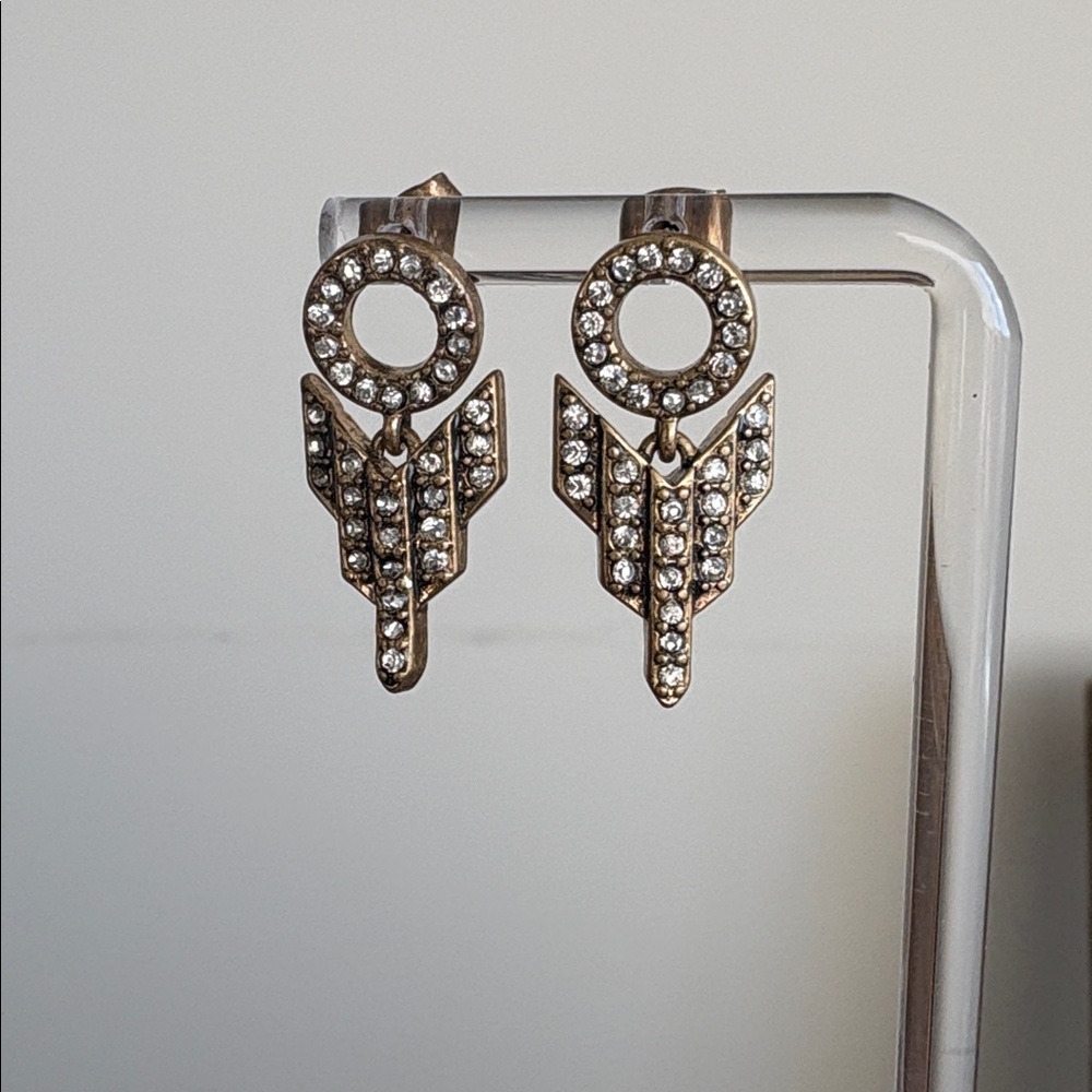 J CREW Art Deco Earrings
